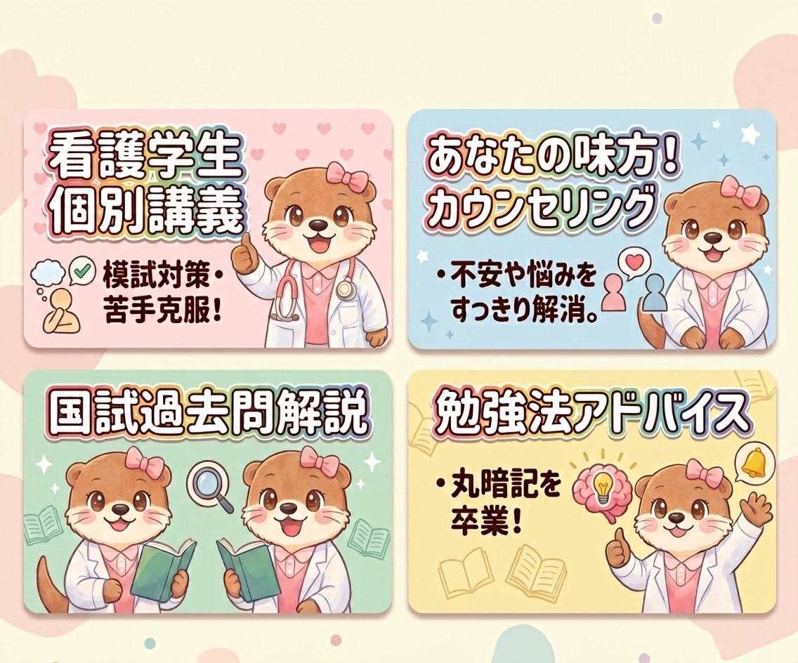看護師国家試験の個別講義を行います 首席のTikTok人気講師が国試対策を徹底解説 イメージ2