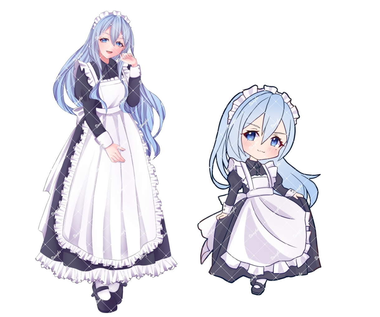 ハイクオリティなIRIAM用立ち絵お描きします お得なミニキャラSDセットもあります イメージ9