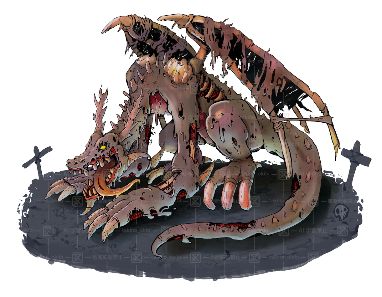 モンスターイラスト制作いたします TRPGなどでご利用いただけるモンスターイラストを制作いたし イメージ2