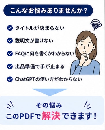 AIでココナラ出品文を作るマニュアルをお渡しします 商品タイトル・説明文・FAQ・納品文まで実践型作成PDF イメージ2