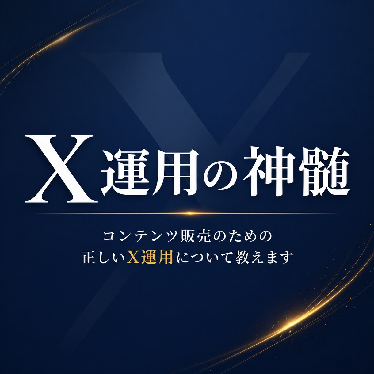 X運用でコンテンツを販売する戦略を体系的に教えます 実績ゼロから始めるポジション取りからライティングまで完全解説 イメージ1