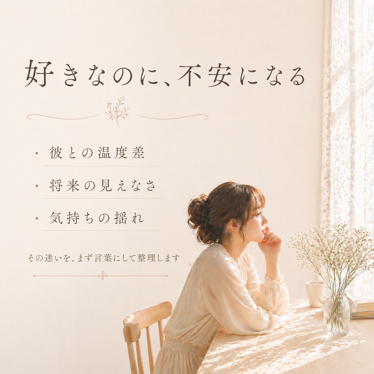 この恋の状態をやさしく整理します 恋の迷いを3つの視点で見える化 イメージ2