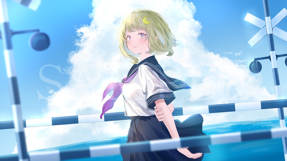 歌ってみたやMVなどの動画用イラストを描きます 本家寄せ◎アニメーション対応◎ イメージ1