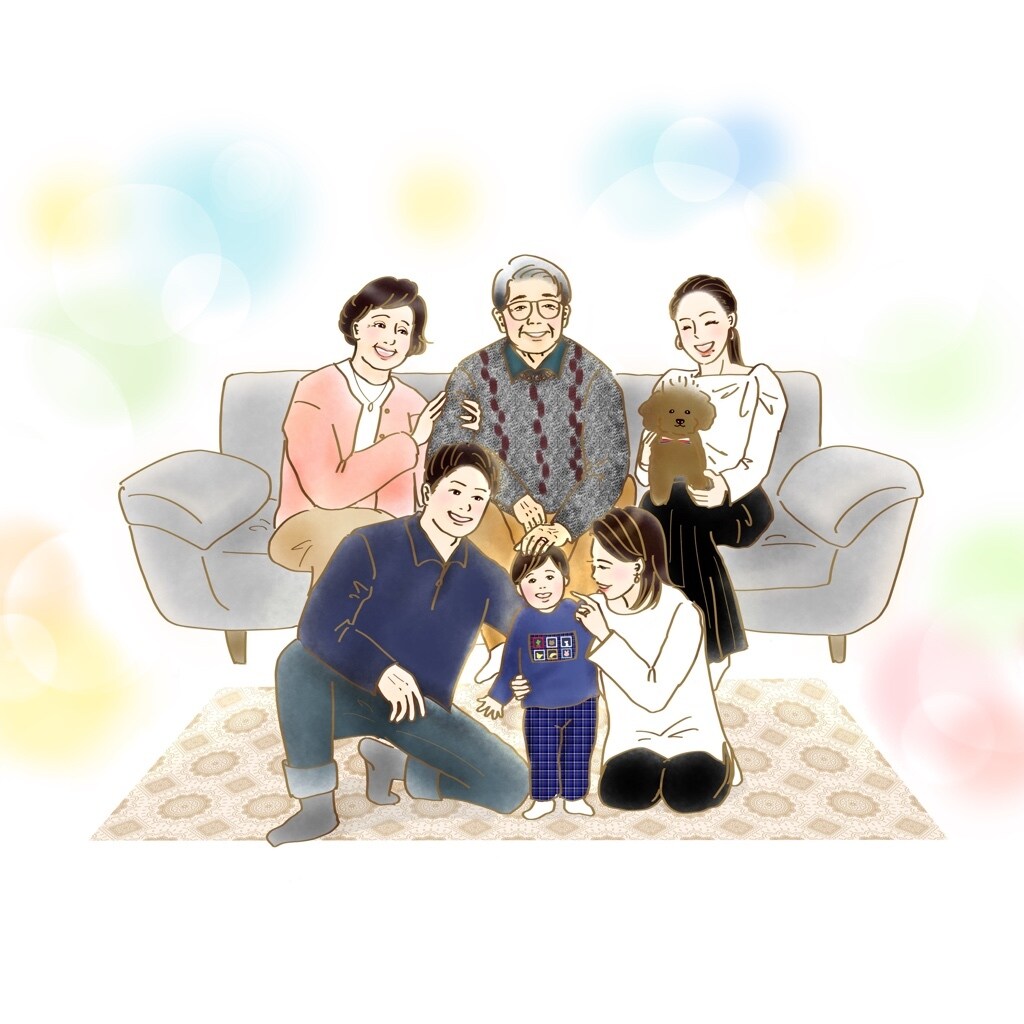 貴方の叶わなかった夢、私の絵で叶えます 故人との思い出を残したい方、家族へのプレゼントに、自分へ イメージ5