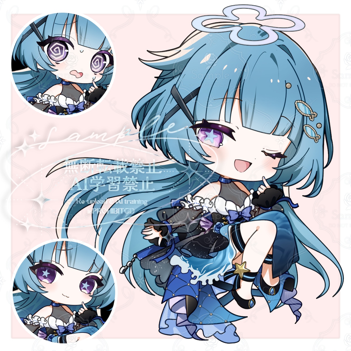 可愛いミニキャラお描きします 企業実績あり。商用利用◎まずはご相談ください イメージ5