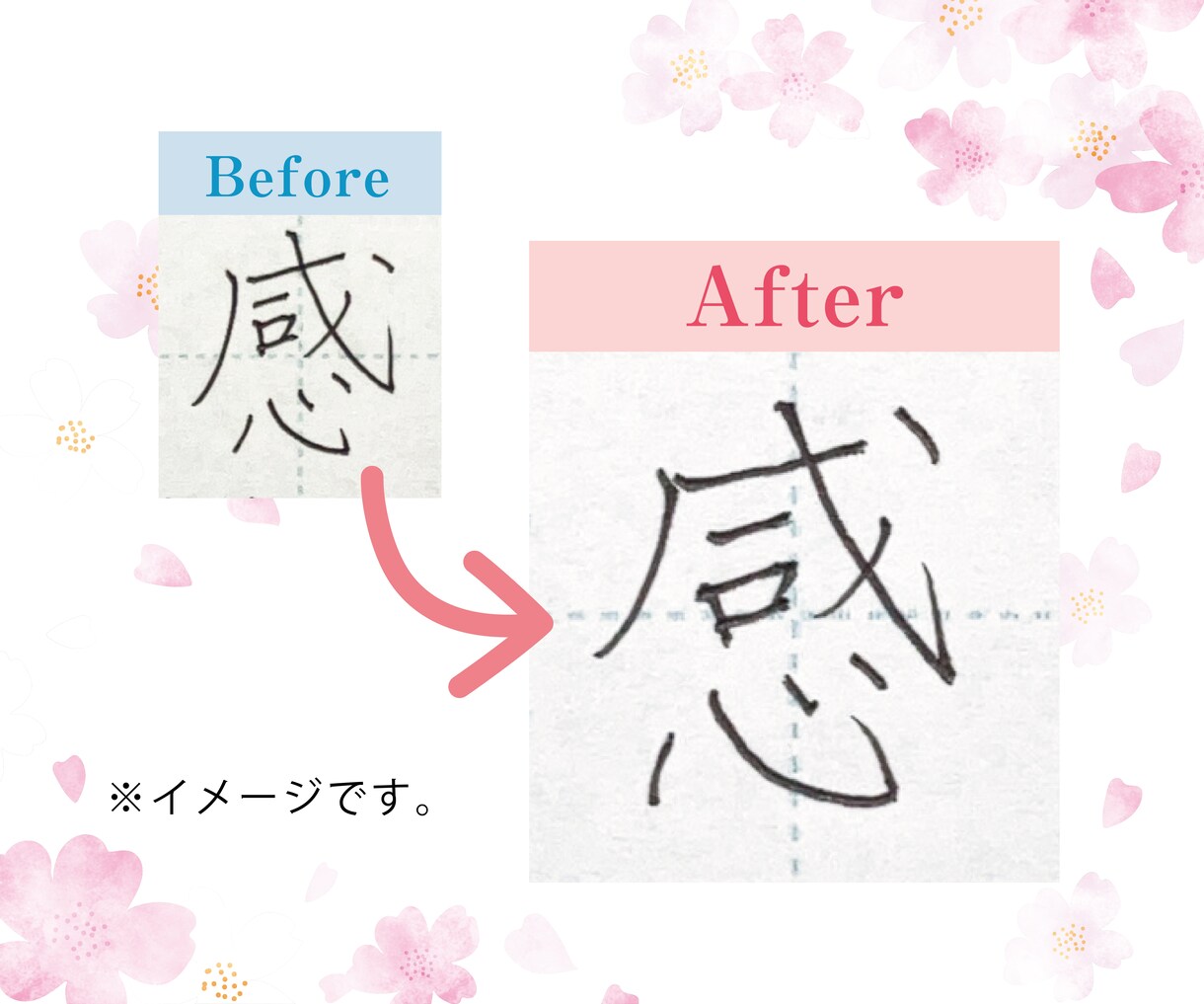 やっぱり美文字になりたい！ペン字練習サポートします 本棚のスミに眠ったままのテキストをもう一度始めませんか！ イメージ5