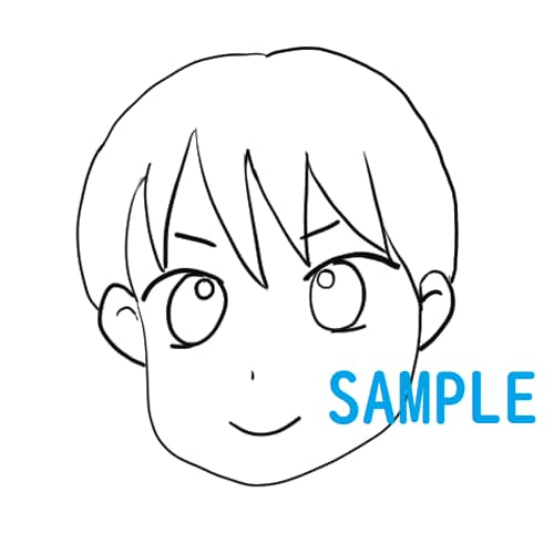 そっくり？！漫画風似顔絵お描きします モノクロの、ゆるくかわいいい似顔絵イラストです！アイコンにも イメージ7