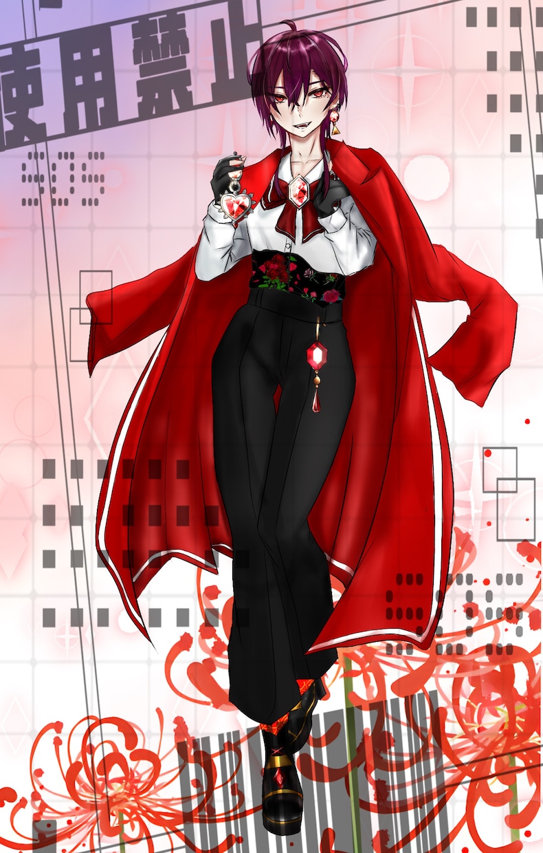 美男子、青年、少年をかっこよくお描きします 立ち絵、SNSアイコン、ヘッダー等承ります！！(*_ _)) イメージ5