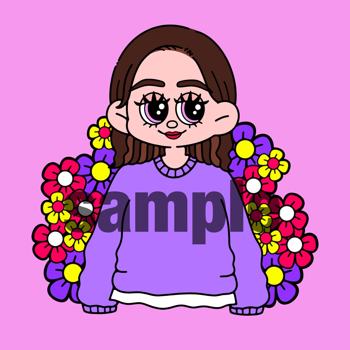 イラストお描きします アイコンやプレゼントにいかがですか☻❁ イメージ4