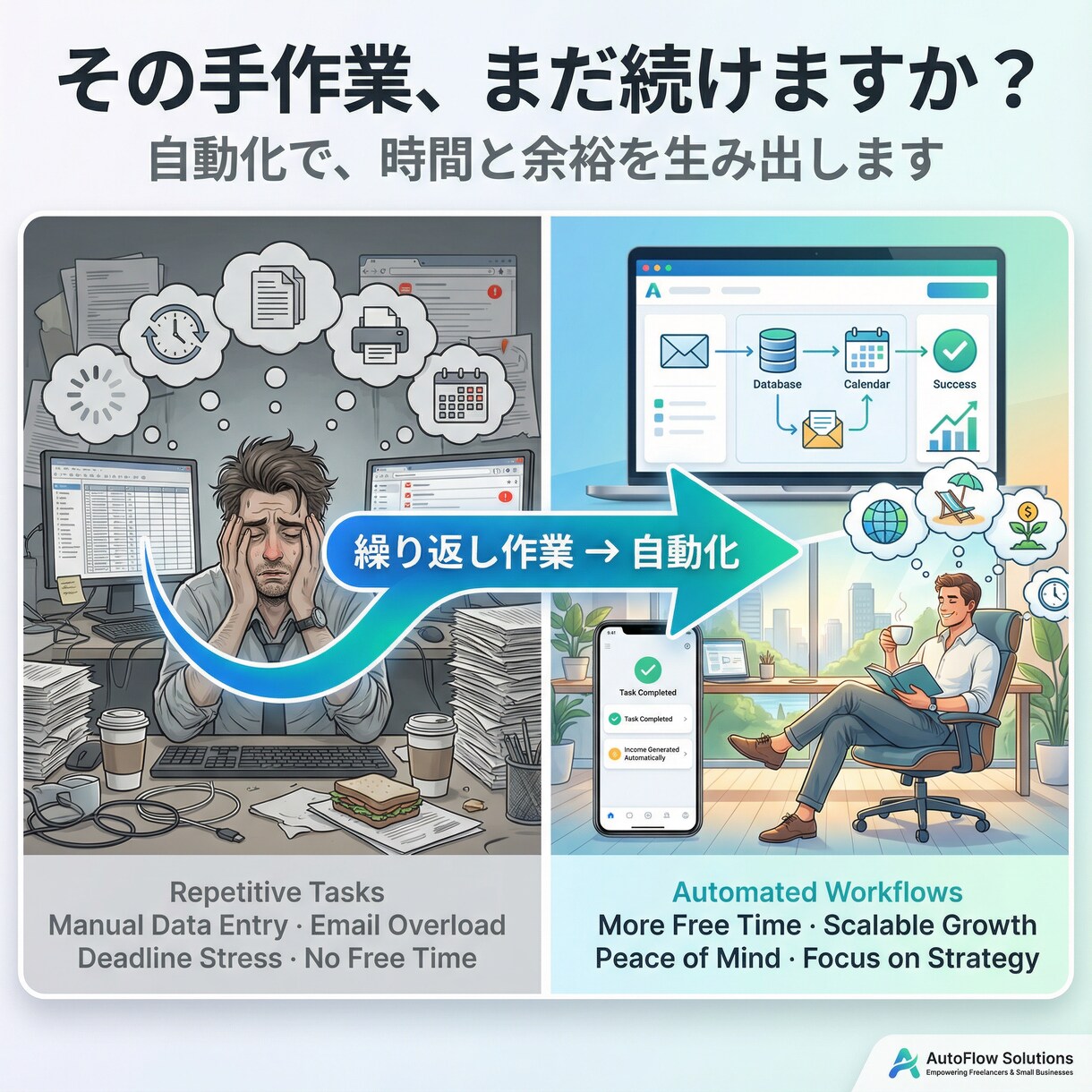 面倒なこと、教えてください。それ、僕やります あなたが時間を買ってみませんか？ イメージ2
