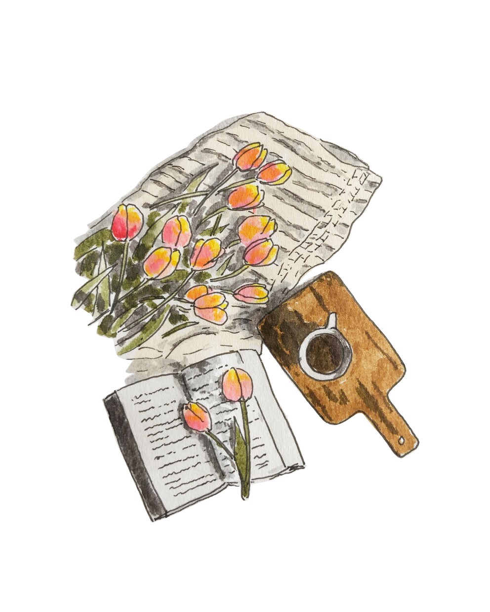 イラスト描きます 建物や食べ物などイラストを描きます。 イメージ4