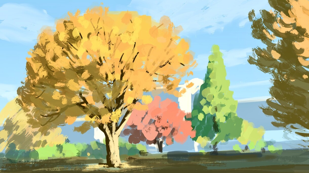 風景画、背景画を描きます リアルな風景をデジタル/アナログ問わず描きます イメージ4