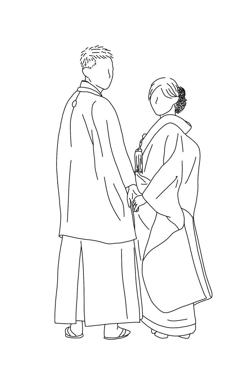 ココナラ最安値★即日納品ok★ＷＤイラスト描きます 気軽なお値段で結婚式や前撮りのお写真をイラストに！ イメージ10