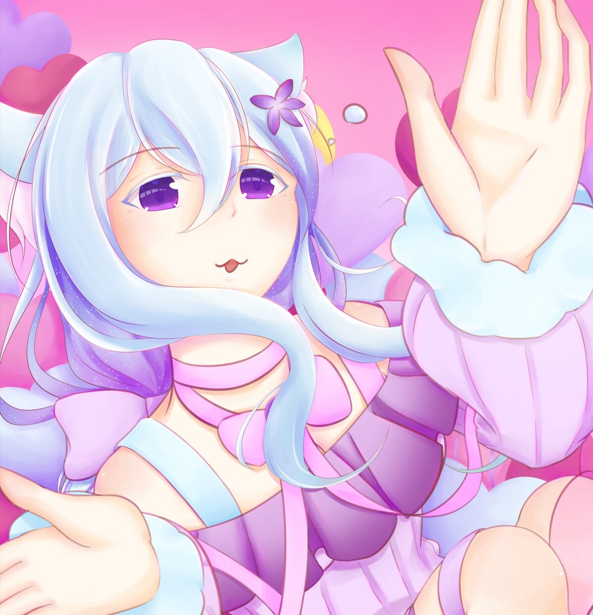 オリジナルイラストを描きます 花や宝石のような鮮やかな明るい色合いをあなたに イメージ4