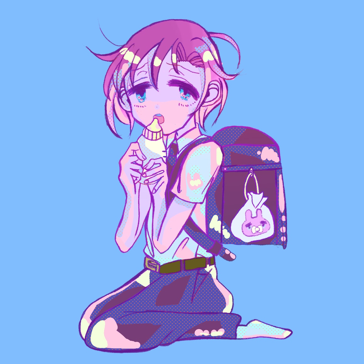 ネオレトロなイラスト制作します だれとも被らないオリジナルイラスト制作を承ります!! イメージ1