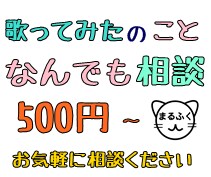 歌ってみたのこと相談できます サービスをお値段以上で、選択に困ったときはまるふくで相談を。 イメージ1