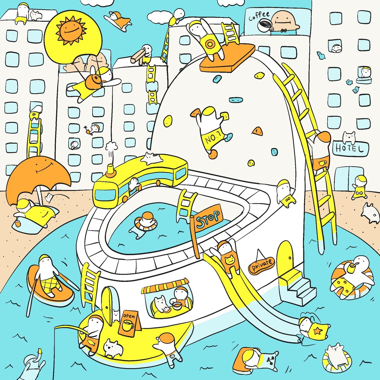 小さな生き物のユニークな世界観描きます 商用利用可！ユニークな世界観を一緒に作りませんか？ イメージ2