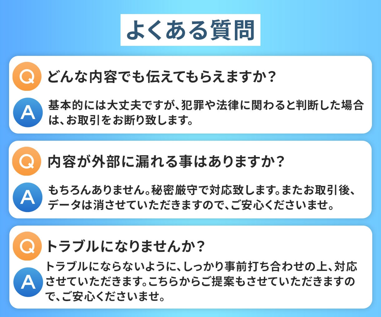 即日対応可能！営業のプロが様々な電話を代行致します クレーム、不倫の密告などの電話代行します！女性も対応可 イメージ7