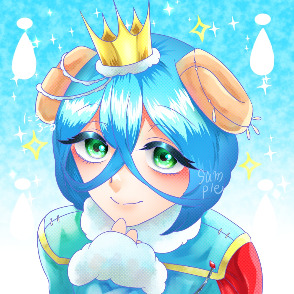 最短一日】女性男性中性動物OK！アイコン描きます 吹き出しアイコンや似顔絵OK！ラフや線画での納品も可能です。 イメージ6