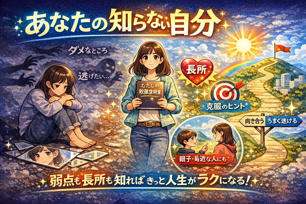 あなたの知らない自分を解読します 自分のことって、いちばん難しい。だから一緒に整理します。 イメージ1