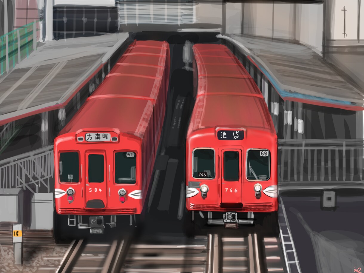 風景と鉄道の絵描きます 街中から郊外まで、天気問わず描きます。 イメージ2
