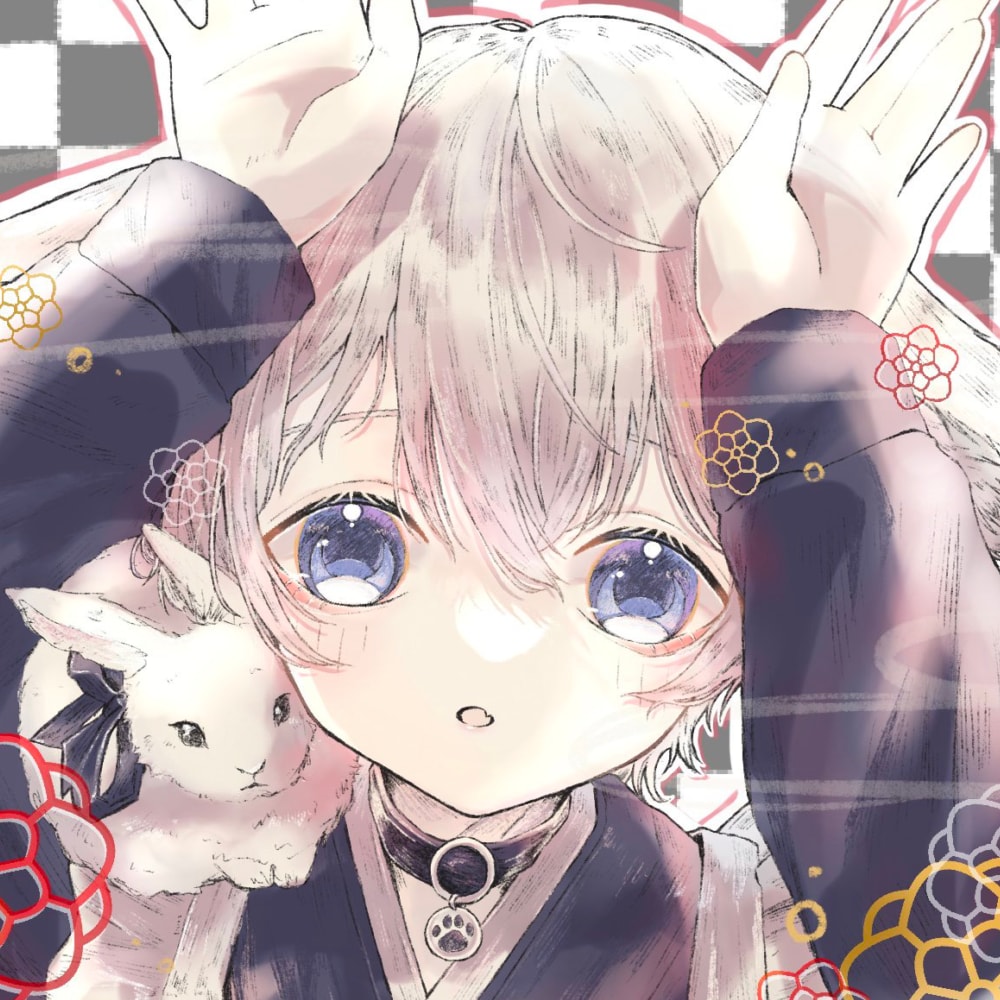 儚くかわいいSNS用アイコン制作します 動物もOK！繊細で淡いタッチで描きます イメージ7