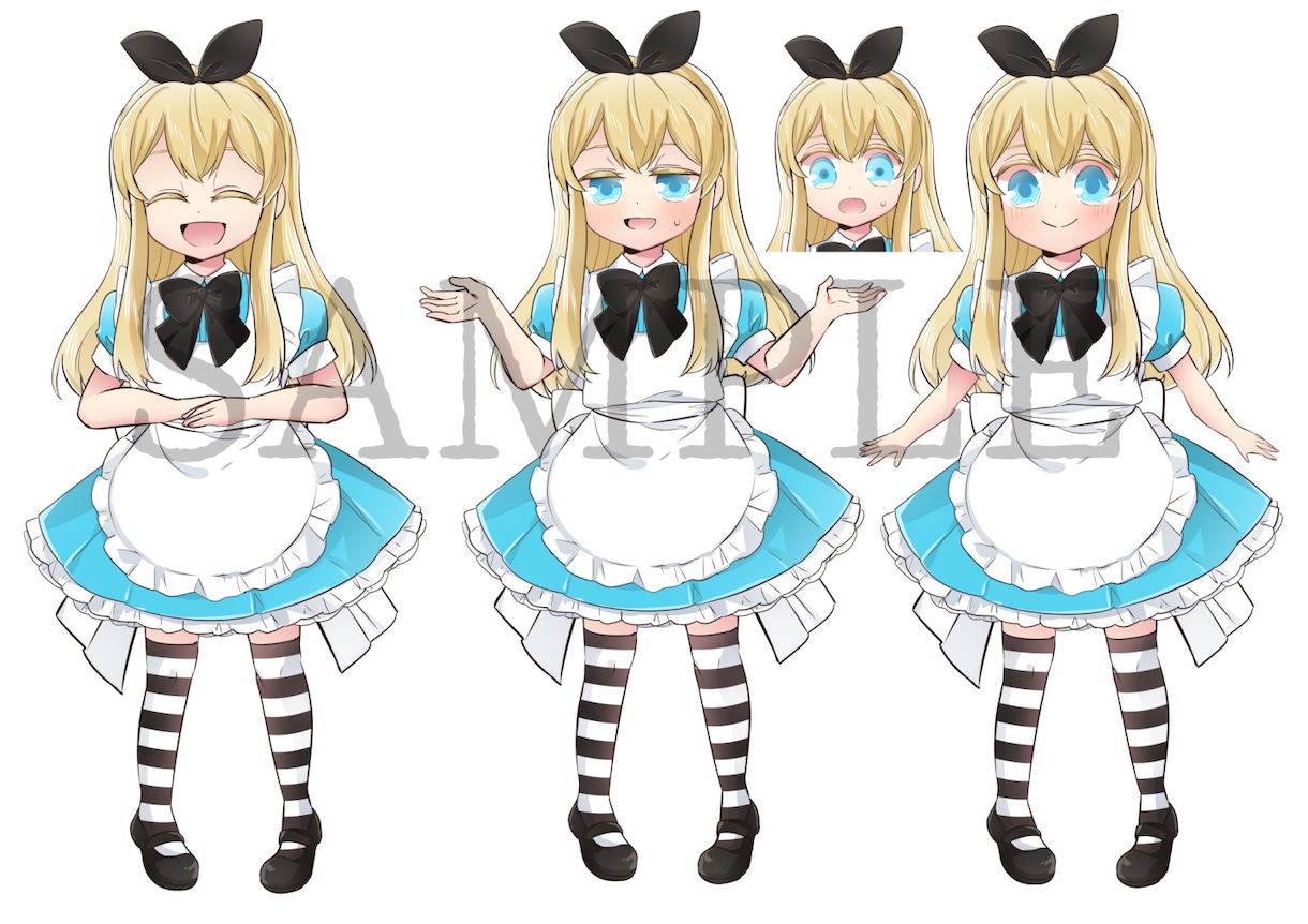 立ち絵制作します アニメ塗りと厚塗りから選べる画風で制作します イメージ5