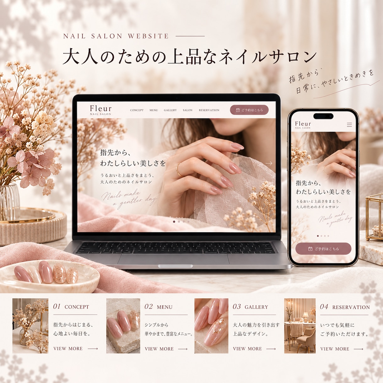 WordPressでHP制作します スマホ対応・お問い合わせフォーム込みで丁寧に制作 イメージ2