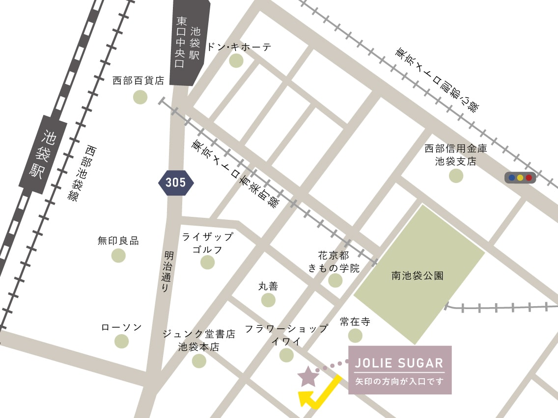 女性デザイナーがお洒落で分かりやすい地図作成します 住所だけで簡単依頼！新しく地図を作りたい方へ！ イメージ4