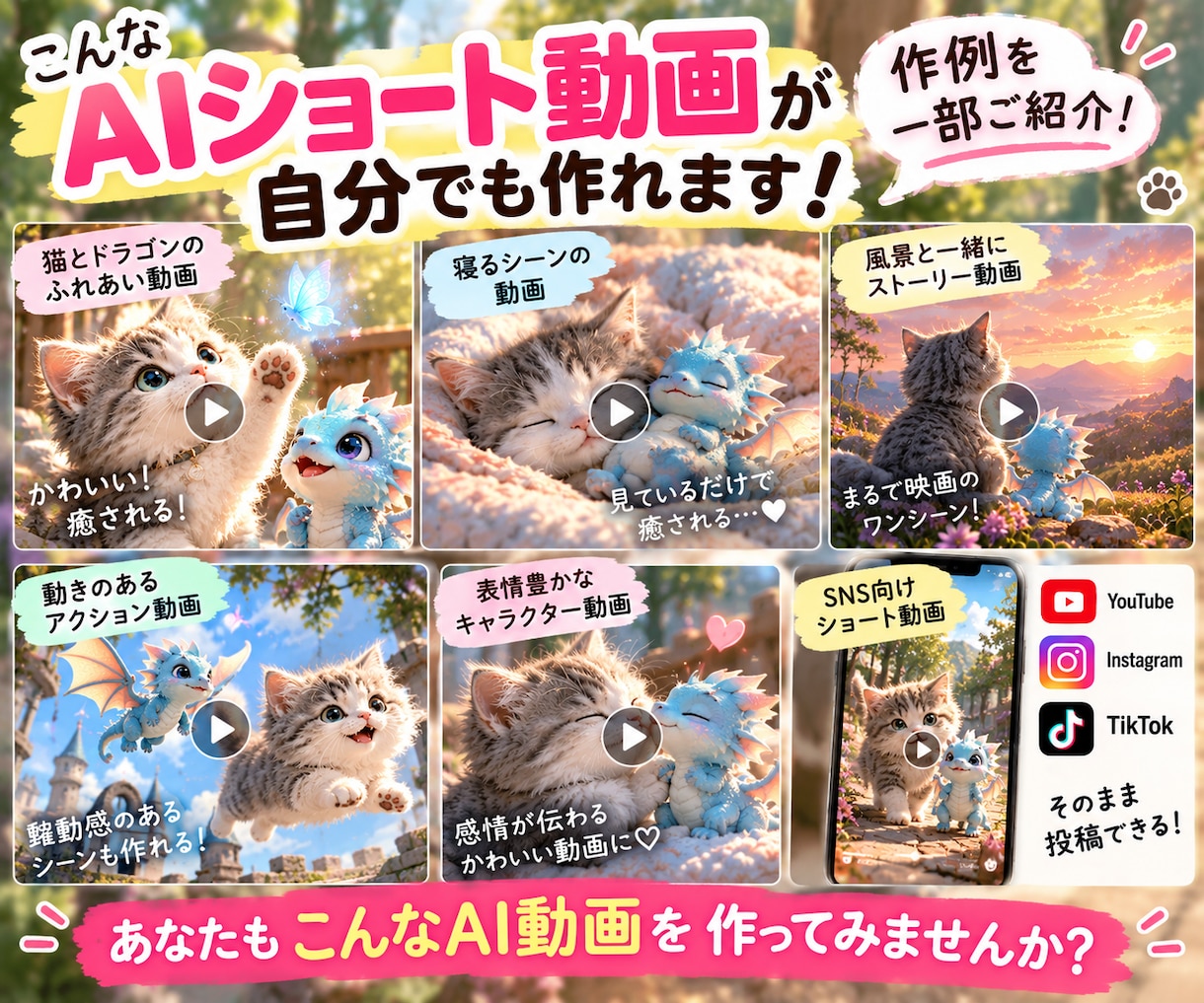 ChatGPT＋GrokでAI動画を作る教えます AI初心者さん向け 画像作成→動かすまでスマホでやさしく解説 イメージ3