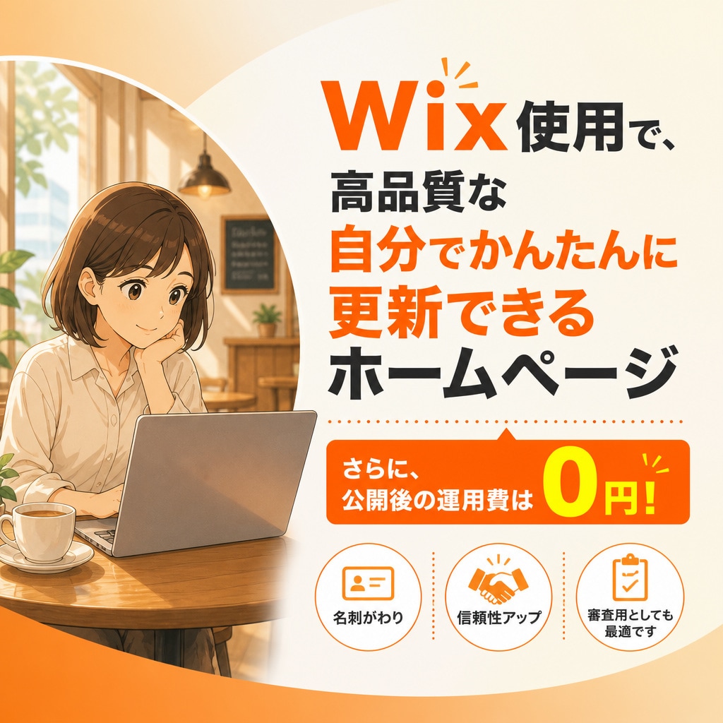 Wix使用で高品質なホームぺージを格安で作成します 運用費0円！自分で更新可能！SEO対策込み！AI検索対応も可 イメージ3