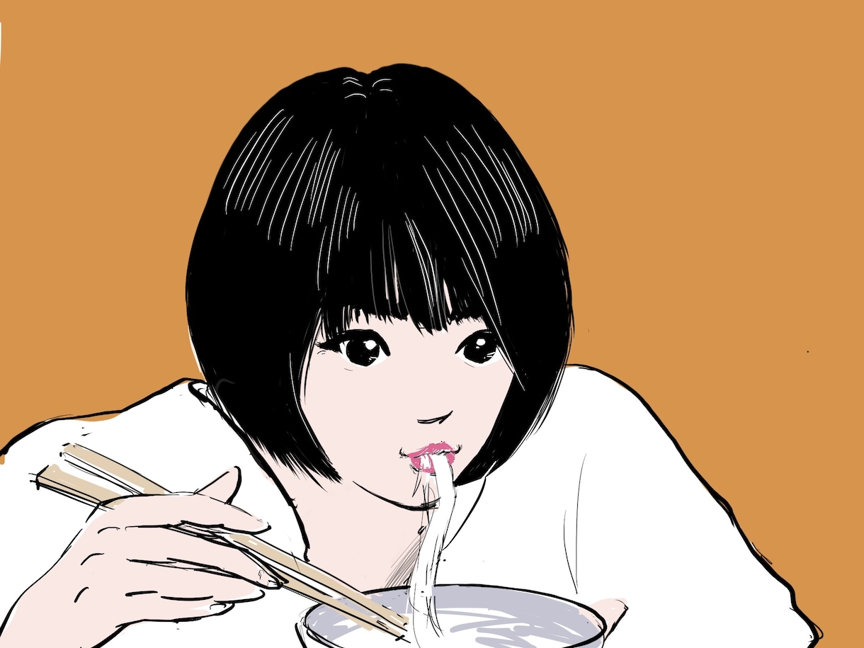 シンプルで温かみのある似顔絵やイラスト描きます 暖かみのある線画にシンプルな着色が特徴的です。 イメージ10