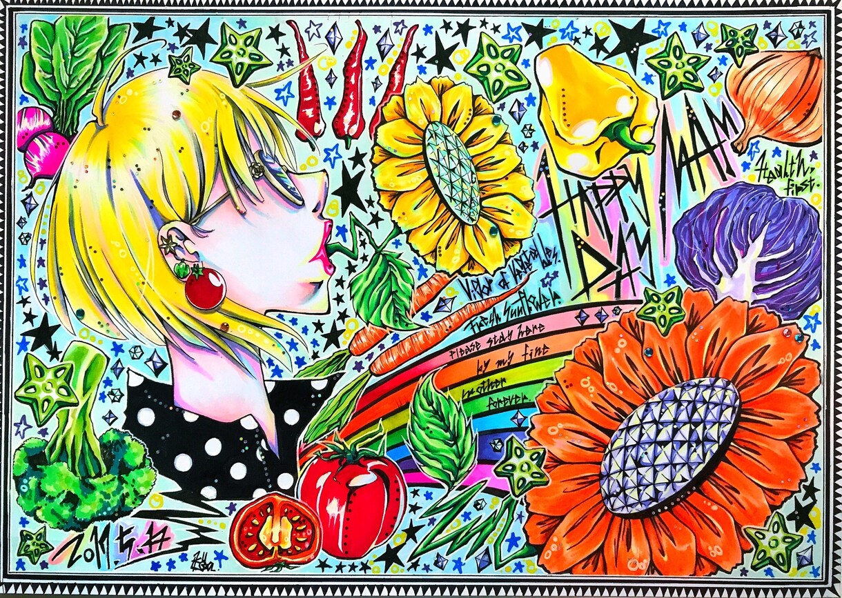 手描き、アナログの絵配送します プレゼントやインテリアなどに！ イメージ5