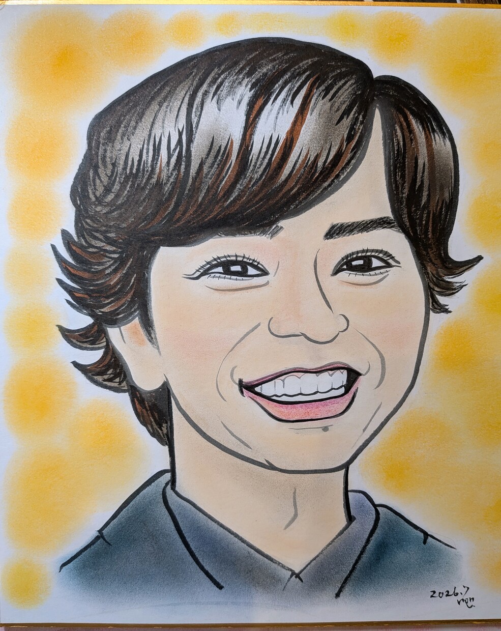 似顔絵を心を込めてお描きします 笑顔と涙を誘うホッとする似顔絵です。ペットちゃんにも！ イメージ5
