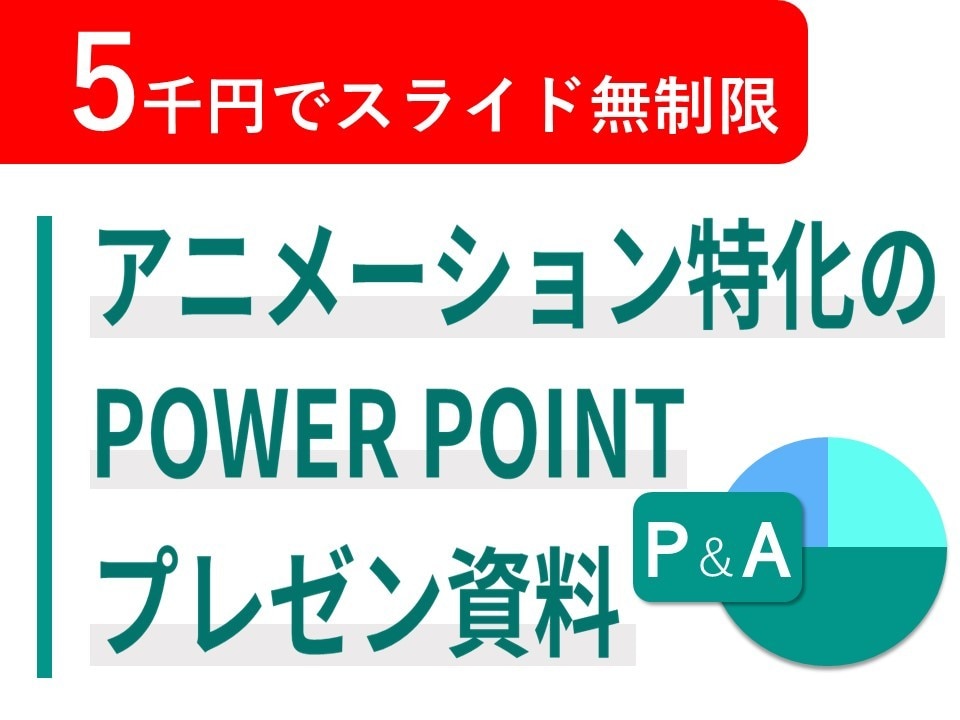 5千円でスライド数無制限のプレゼン資料を作ります 【アニメーション特化】のPPTプレゼン資料を制作します イメージ1