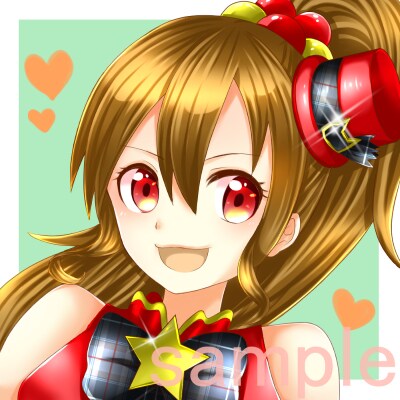 ＳＮＳ用アイコン描きます 普通頭身・デフォルメ いつでもお気軽にご依頼ください イメージ1