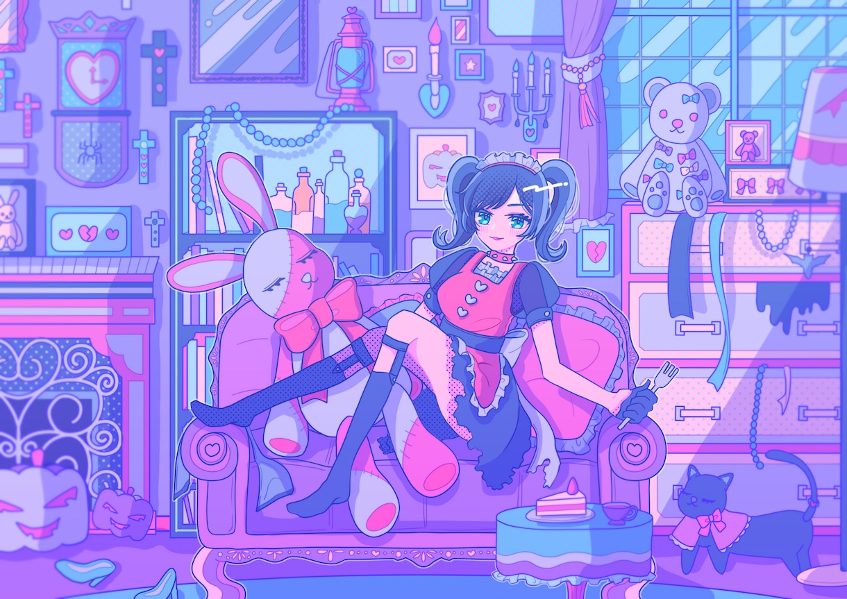 ポップでかわいいを詰め込んだイラスト描きます MVイラスト、表紙イラスト、アイコンを可愛くしませんか？ イメージ8