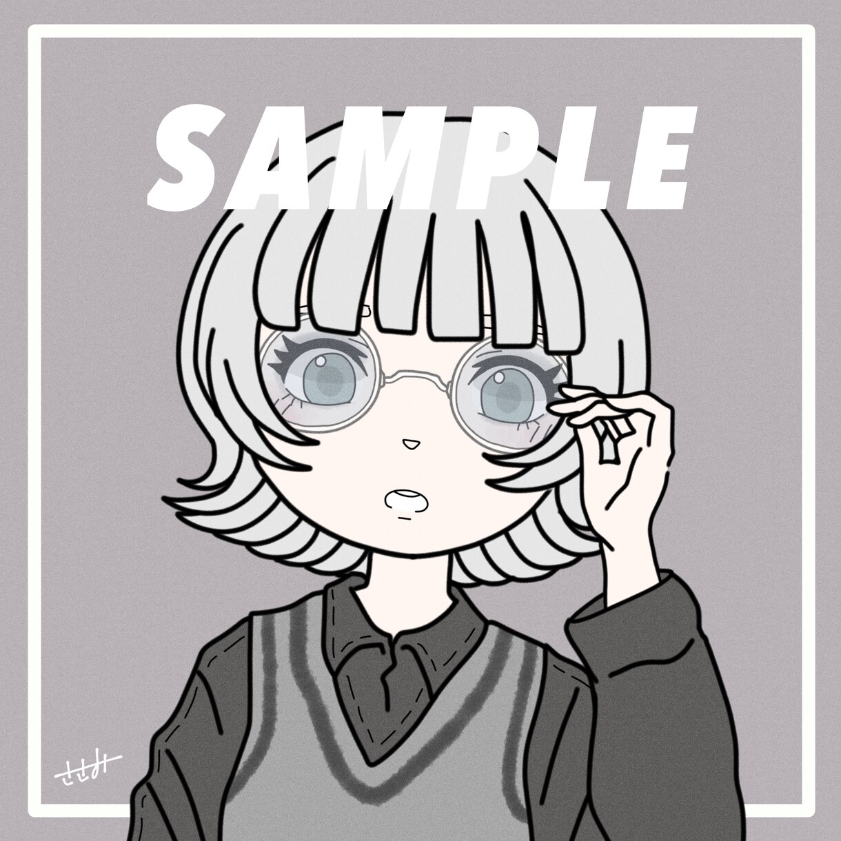 可愛い女の子のデフォルメアイコンをお描きします ファッション好きな方におすすめ！おしゃれな女の子イラスト♪ イメージ9