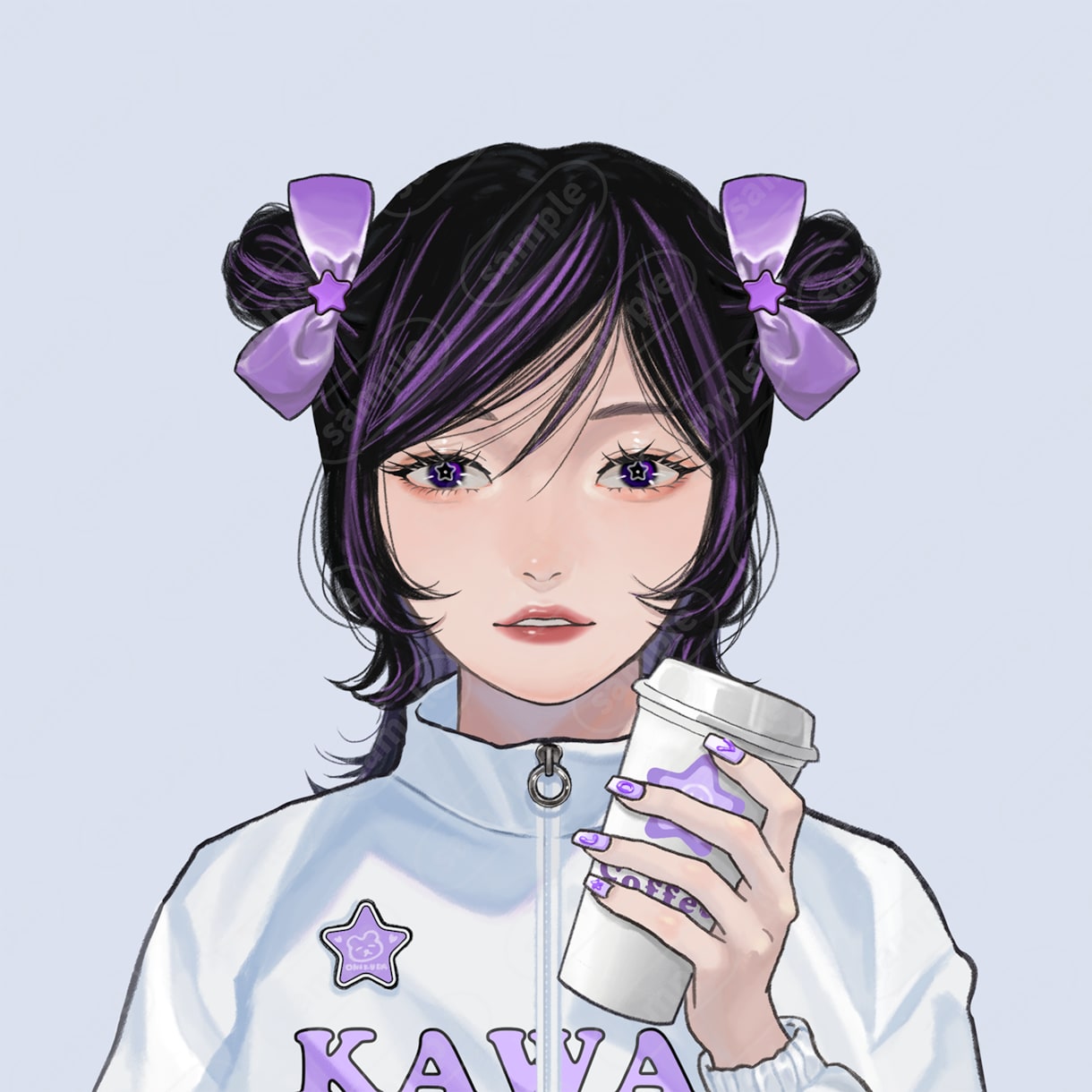 可愛らしい女の子アイコンを厚塗り風で制作いたします 少しリアルでかわいい女の子を描くのが得意です イメージ2