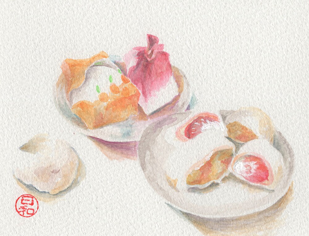 食べ物の水彩画（アナログ）描きます お店のメニューやレシピサイトにイメージ画を載せませんか？ イメージ5