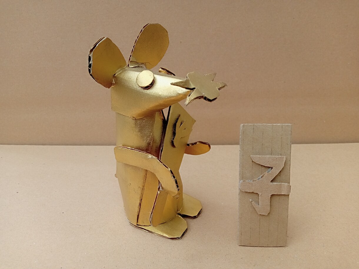 ダンボールオブジェ作ります ちょっとしたダンボールの置物作りませんか？ イメージ3