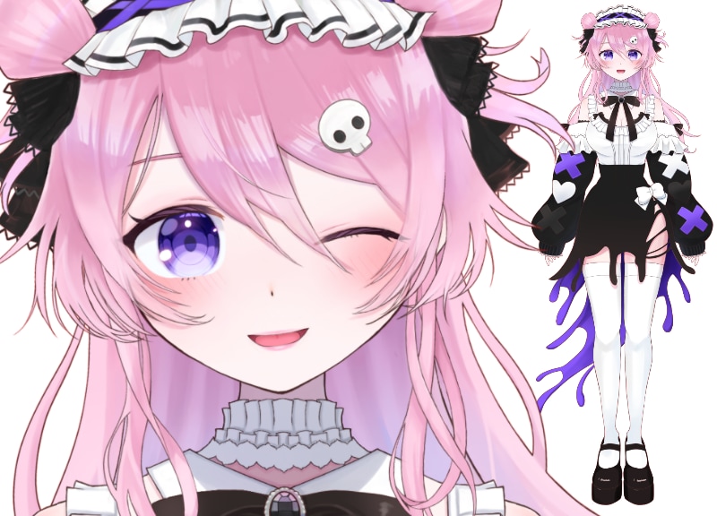 目立てるかわいいVtuberモデルつくります 安くて高クオリティ！実績を増やすため低価格で提供✨ イメージ1