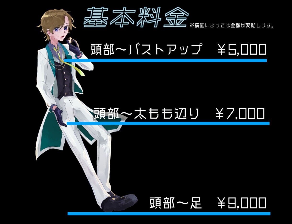 SNSアイコン用動画用まで！イラスト描きます 鮮やかな色遣いからモノトーンまで、目を惹くイラスト描けます！ イメージ2