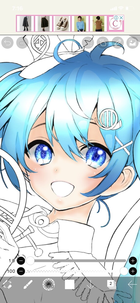 レンズぺったりアイコンお描きします TwitterやLINEのアイコンにお使いできます！ イメージ6