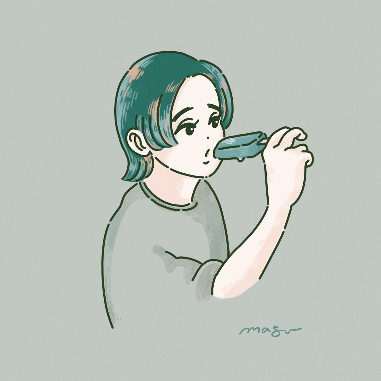 アイコン・イラストオーダー承ります SNSやブログのアイコンなどにどうぞ！ イメージ2