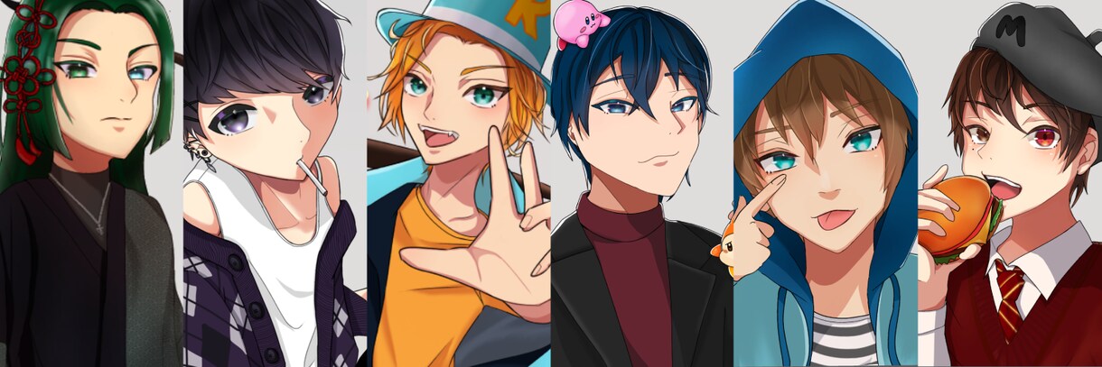 立ち絵イラスト作成いたします かわいい系からカッコイイ系まであなたの理想に応えます。 イメージ1