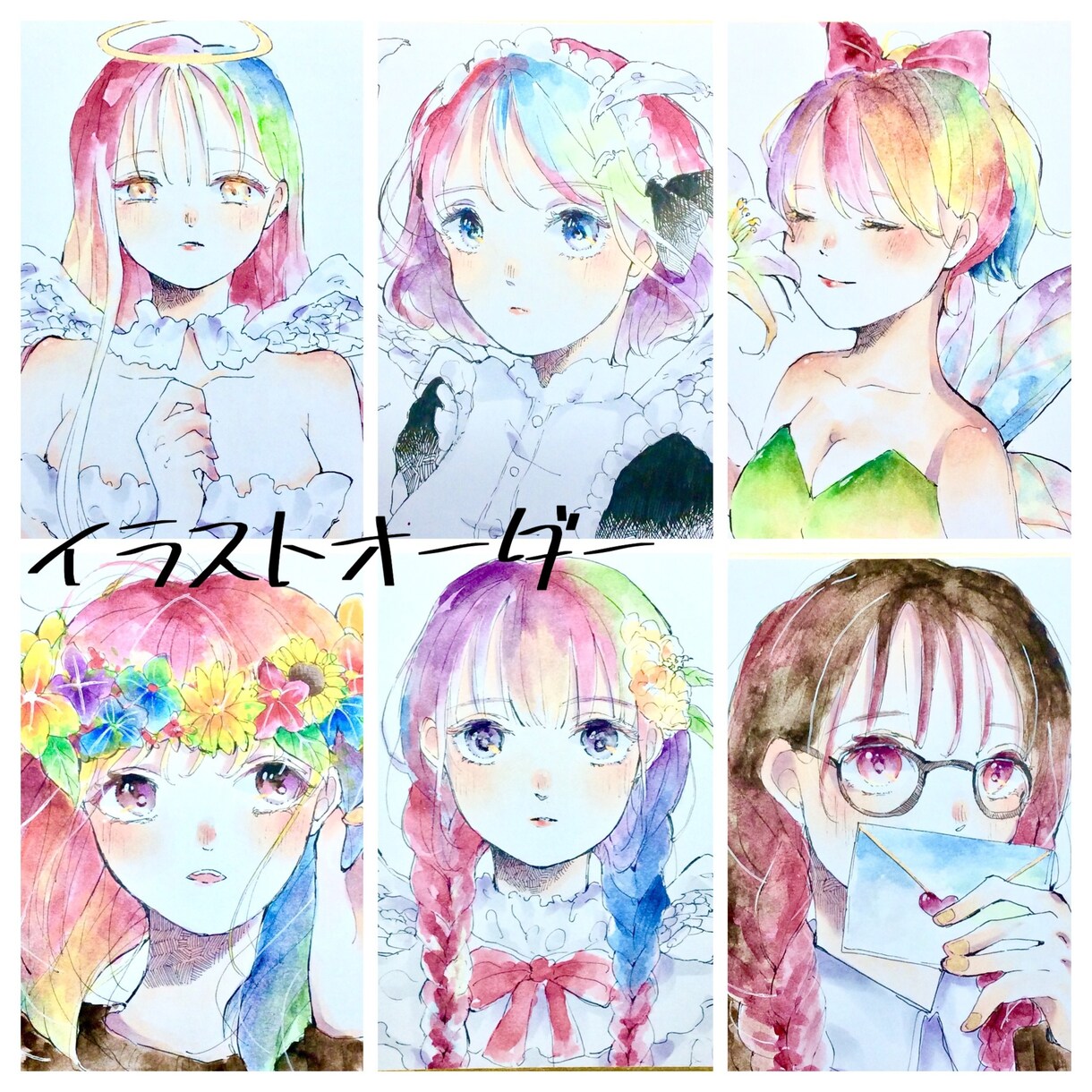 イラストオーダー承ります アイコンや夢絵、創作キャラなど精一杯描かせていただきます イメージ7