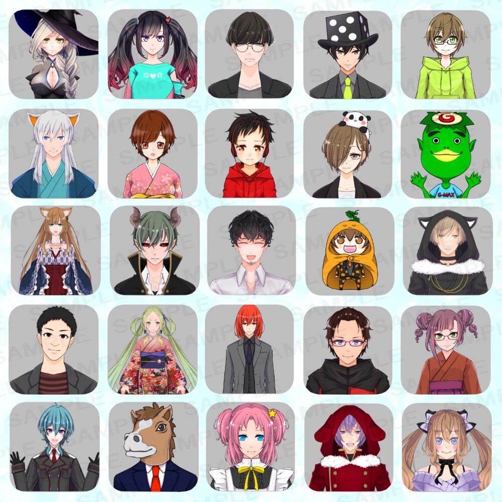 コスパ最強☆FaceRig用モデルを格安で作ります 初心者応援！すぐに使えるFaceRigオリジナルモデル作成 イメージ9