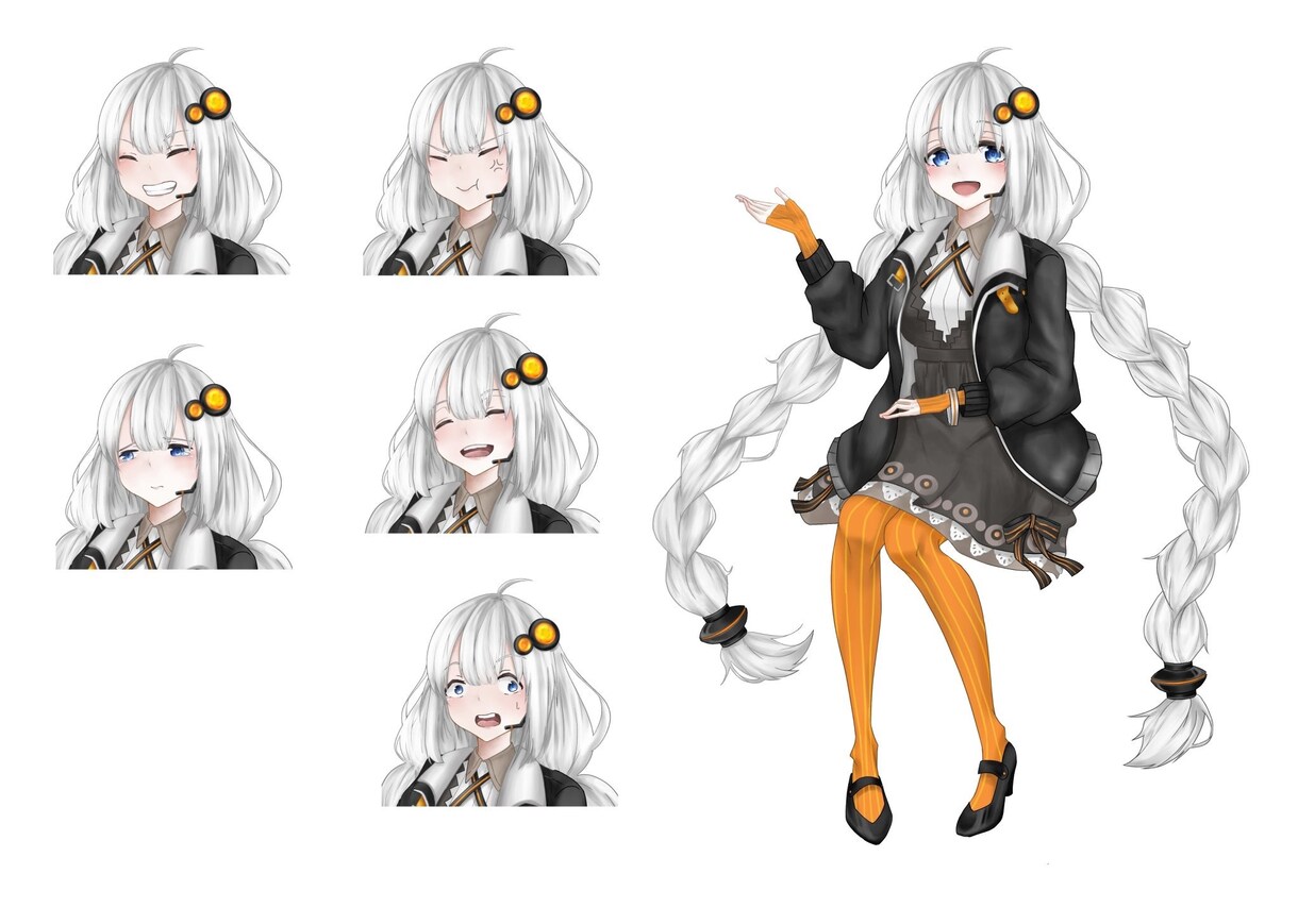アイコン、イラスト、立ち絵等描きます 女の子や、中性的、クールっぽい子を得意としております イメージ5