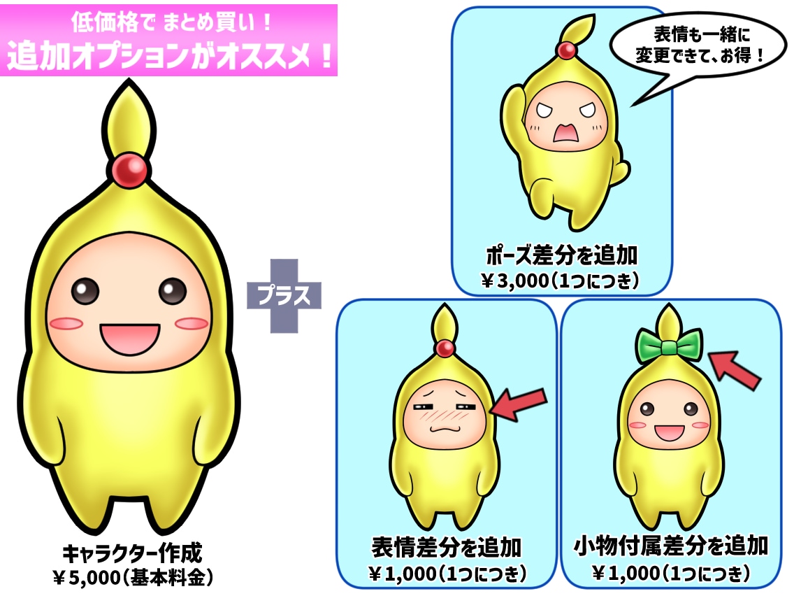 キャラクターのイラストを作成いたします 【商用利用可】お客様のイメージを形にします イメージ4